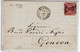 1867 Ufficio Di Tunisi - Piego Per Genova (numerale 235) - Ohne Zuordnung