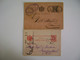 ROMANIA - 6 POSTAL TICKETS SENT TO GERMANY BETWEEN 1893 AND 1902 IN THE STATE - Storia Postale
