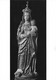 Statue De La Sainte Vierge Autel De La Chapelle D'Enney En Bois Sculpté 1717 Par M. Gollas De Charmey (10 X 15 Cm) - Chapelle