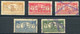 1924 Judicial (Court Fees) - 5 Used Stamps - Fiscales