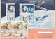 MUSHROOMS, EUROPA- SPACE, COSMOS STAMPS, INTERNATIONAL LETTER RECEIPT CONFIRMATION, 1995, ROMANIA - Brieven En Documenten