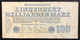 GERMANIA ALEMANIA GERMANY  Weimar Reichsbanknote 100 Milliarden Mark 26.10. 1923  LOTTO 1989 - 100 Miljard Mark