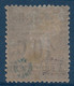 FRANCE Colonies Nossi Bé TAXE N°12* 10c Sur 15c Bleu  Superbe ! (tirage 500) Signé O.ROUMET & Champion - Unused Stamps