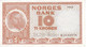 BILLETE DE NORUEGA DE 10 KRONER DEL AÑO 1966 EN CALIDAD EBC (XF)  (BANKNOTE) - Noorwegen