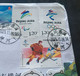 (3 E 9) Letter Posted From China To Australia During COVID-19 Pandemic - With Beijing Winter Olympic + Ice Hockey Stamps - Covers & Documents