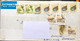 NEW ZEALAND 1991 ,USED COVER TO ENGLAND 11 BIRDS STAMPS USED - Briefe U. Dokumente