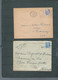 Delcampe - Lot De 12 Documents Majorite Affranchis Par Type Gandon     Bb 171 - 1945-54 Marianne De Gandon