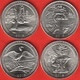 USA Set Of 4 Quarters: "America The Beautiful" 2018 P UNC - 2010-...: National Parks