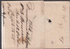 1824. NORGE. Small Cover To Bordeaux, France From Drontheim (Trondheim) 1824. Transit Cancels DANEMARCK PA... - JF427626 - ...-1855 Prephilately