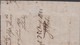 1852. NORGE. Small Cover To Laurvig Cancelled SANDEFJORD 23 4 1852. Portofri Sag. Interesting Contents.  - JF427627 - ...-1855 Vorphilatelie