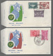 FDC. : Nr 1053/62 Stempel: Bruxelles - Brussel - 1951-1960