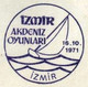 Türkiye 1971 Sailing, Izmir Mediterranean Games | Special Cover, Oct. 16 - Briefe U. Dokumente