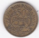 Protectorat Français Bon Pour 50 Centimes 1945 – AH 1364 En Bronze-aluminium,  Lec# 188 - Tunisia