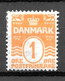 AFA # 42  Denmark    MNH**    1905    (12 3/4) - Unused Stamps