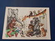 OLD USSR Postcard  - Painter Rotov "Interesting Book" - Bear - Hippo - Turtle - Elephant - 1962 - Tortugas