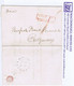 Ireland Antrim 1841 Printed Belfast Banking Co. Letter To Ballymoney Prepaid "1" With Boxed PAID AT/BALLYMENA In Red - Prephilately