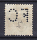 Switzerland Perfin Perforé Lochung 'FC' Flegenheimer & Cie, Rubans Et Soiries Geneve 1899 Mi. 67D Helvetia Perf. 11½x12 - Perfins