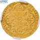 France, Jean II Le Bon, Mouton D'or, 1355, Trésor De Pontivy, Or, NGC, SUP+ - 1350-1364 John II The Good