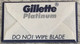 VINTAGE RAZOR BLADES ZILETI VEICOLI FAHRZEUGE GILLETTE PLATINUM - Razor Blades