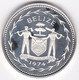 Belize 1 Dollar 1974 , Oiseau, En Argent,  Silver PROOF, UNC, KM# 43a - Belize