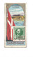 Chromo DANEMARK DENMARK Flag Drapeau Stamp Timbre En L'état Voir Les 2 Scans Rare 60 X 30 Mm Pub: Victoria - Victoria