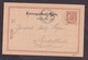 Austria/Slovenia - Stationery Sent From Mengeš To Škofja Loka 22.09.1893. Rare Cancel Of Post MANNSBURG. - Covers & Documents