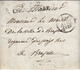 LAC En P.7.P. De 1829 De Charleville Montcy Notre Dame Vers Le Maire De Bruxelles Royaume Des Pays Bas 3 De Port - 1801-1848: Precursores XIX