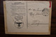 Alsace 1944 Eslass Cover WK2 Dt Reich Besetzung Deutsche Dienstpost Frei Durch Ablösung Occupation Bank Papier Réutilisé - Ocupación 1938 – 45