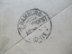 Brasilien 1891 GA Umschlag (ZuF Leider Abgelöst) Mit Ank. Stempel KOS / Kreisobersegmentstempel Hamburg Uhlenhorst - Storia Postale