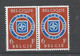 OCB 1496V Postfris Zonder Scharnier **  In Paar ( Donkere Vlek In Linkse Zegel     ) - Altri & Non Classificati