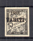 !!! TAHITI, TAXE N°20 NEUVE *, MULTIPLES SIGNATURES, DONT BRUN ET CALVES. TB - Unused Stamps