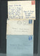 Lot 9 Lettres Periode GANDON Dont Une Carte Postale  -  Ac145 - 1945-54 Marianne De Gandon