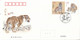 CHINA 2022 -1 China New Year Zodiac Of Tiger Stamp Silk B.FDC - 2020-…