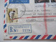 Delcampe - Australien 1980 Air Mail In Die USA Einschreiben Parliament House New South Wales Mit Inhalt Unterschrift L.A. Jecklen - Lettres & Documents