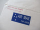 Australien 1980 Air Mail Umschlag Australian Senate Stempel Postage Paid Parliament House ACT 2600 Mit Inhalt - Briefe U. Dokumente