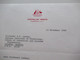 Delcampe - Australien 1980 Air Mail Umschlag Australian Senate Stempel Postage Paid Parliament House ACT 2600 Mit Inhalt - Cartas & Documentos