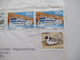 Australien Ca. 1982 Umschlag Parliament Of Victoria Marken Mit Lochung / Perfin VG Air Mail Nach Atlanta USA - Storia Postale