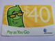 DOMINICA  $40,- PAY AS YOU GO  WITH TEXT DOMINICA RIGHT CORNER ** 8840 ** - Dominique