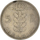 Monnaie, Belgique, 5 Francs, 5 Frank, 1950 - 5 Francs