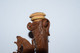 Delcampe - Rare Et Ancienne Pipe En Bois, écume De Mer Sculptée (Meerschaum) Et Ambre Représentant Une Scène De Chasse XIXème - Pipes En écume