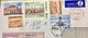 POLAND 2000 ,AIRMAIL METER FRANKED 1994, REUSED COVER EARLY STAMP REJECTED SU DUE “T” 260 ZT, BUILDING,HORSE,FLOWER,PLAN - Lettres & Documents