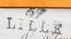 1799 - An 7 - Marque Postale 57 LILLE Sur Lettre Pliée Avec Correspondance Vers SAINT OMER, Pas De Calais - 1701-1800: Precursori XVIII