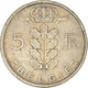 Monnaie, Belgique, 5 Francs, 5 Frank, 1949 - 5 Francs