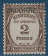 Andorre Français Taxe N°14* Faible Trace De Charnière Tres Frais & TTB Signé Calves - Ungebraucht