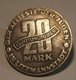 GETTO 20 MARK 1943 LITZMANNSTADT GERMAN COIN MONETA GHETTO EBREI JUDE JUIFE Auschwitz JUDE EBREI GERMANY - Collections