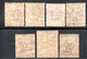 721.GREECE.ITALY,DODECANESE,CASO,KASOS,1912 #3-9 MLH/MNH(MOSTLY) - Dodecanese