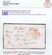 Ireland Free Dublin Antrim 1828 Cover To London Franked O'Neill With Crowned Oval FREE/SUNDAY 2 MR 1828 Of Dublin - Prephilately