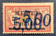 Mi 51 DD RRR ! BPP 1922 5f / 1f  Merson(cert Petersen Memel France Variété Variety Neuf Lithuania Russia  Memelgebiet - Nuovi