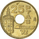 Monnaie, Espagne, 25 Pesetas, 1992 - 25 Peseta