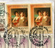 Delcampe - RUSSIA 2007, USED AIRMAIL COVER TO INDIA 17 STAMPS USED!!! PAINTING,ART, MUSIC,DANCE,BUILDING,TOWER ,NOVOSIBIRSK CANCELL - Briefe U. Dokumente